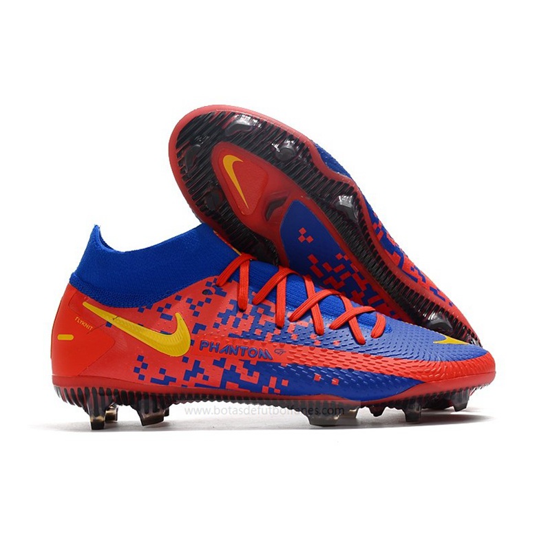 Nike Phantom Generative Texture Elite DF FG Rojo Azul Amarillo